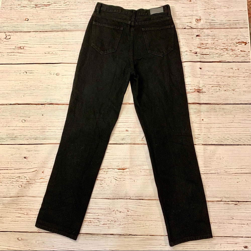 Carmar Black Jeans High-Waist Distressed Denim Size 27-New Condition